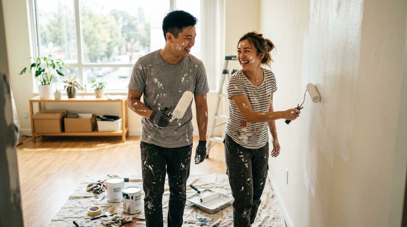 부동산 투자 시작은 셀프 페인트