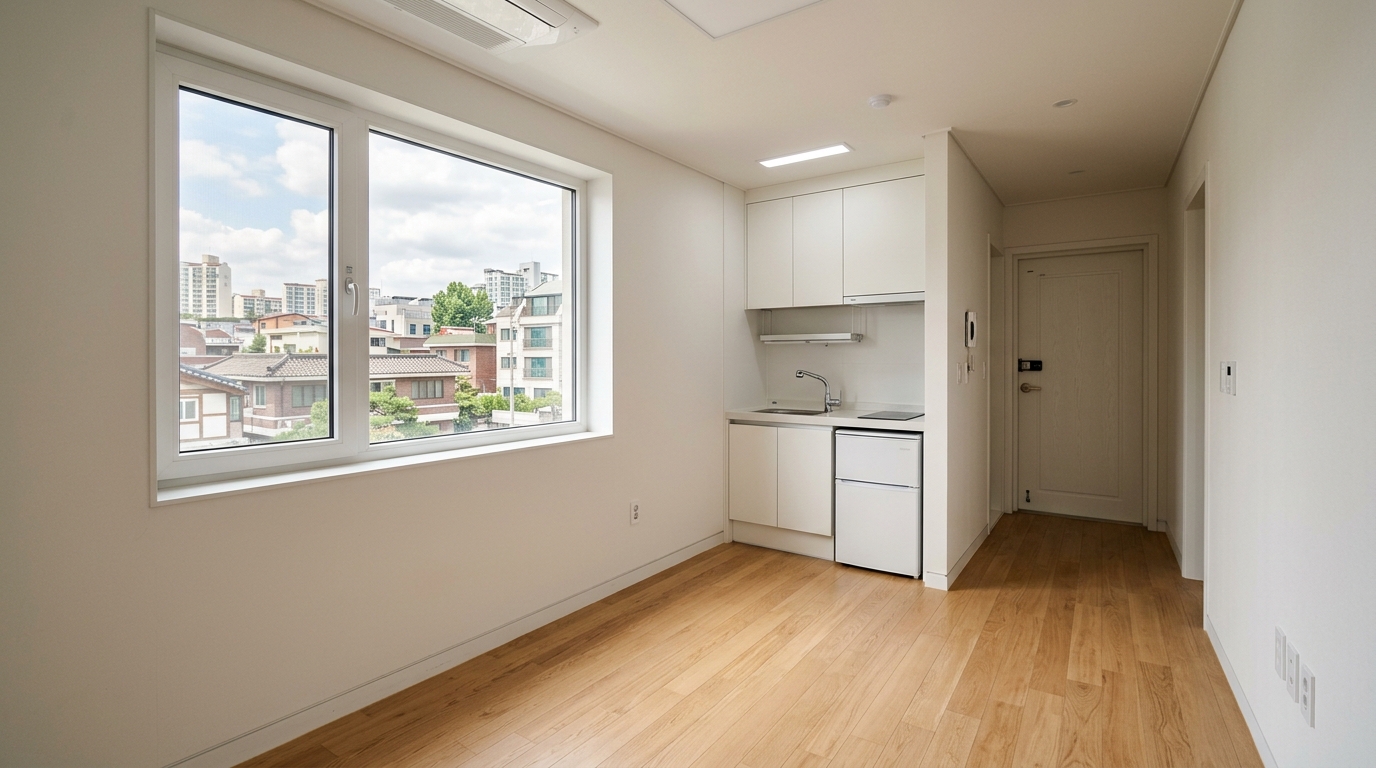 텅 빈 원룸 기회는 가득